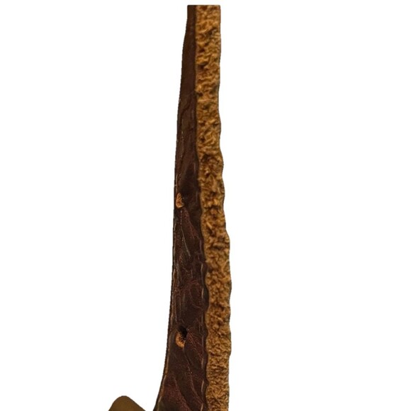 Western Hair On Cowhide Zebra Print Genuine Leather Shoulder Bag Made In USA - Picture 10 of 16